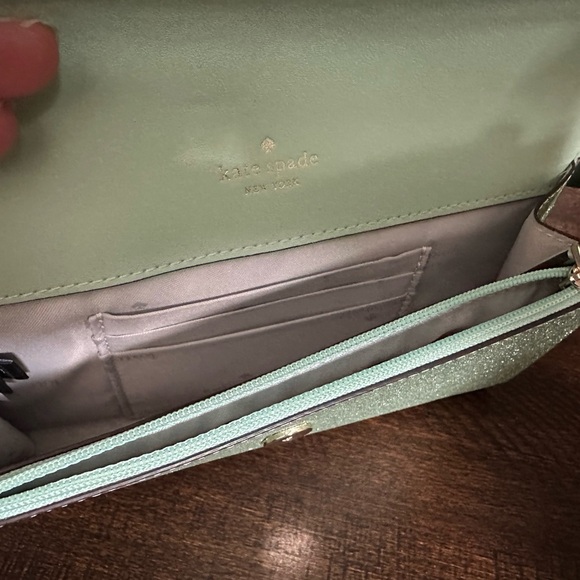 Kate Spade Green Glitter Wristlet - Picture 9 of 9